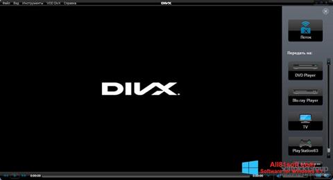 Zrzut ekranu DivX Player na Windows 8.1