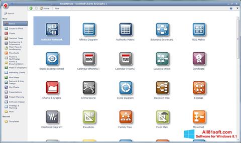 Zrzut ekranu SmartDraw na Windows 8.1