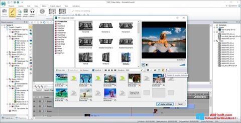 Zrzut ekranu VSDC Free Video Editor na Windows 8.1