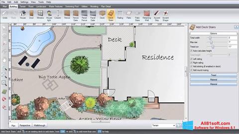 Zrzut ekranu Realtime Landscaping Architect na Windows 8.1
