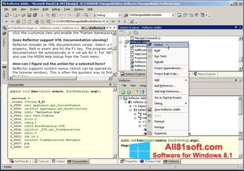 Zrzut ekranu Reflector na Windows 8.1