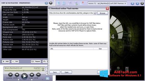 Zrzut ekranu FLV Player na Windows 8.1
