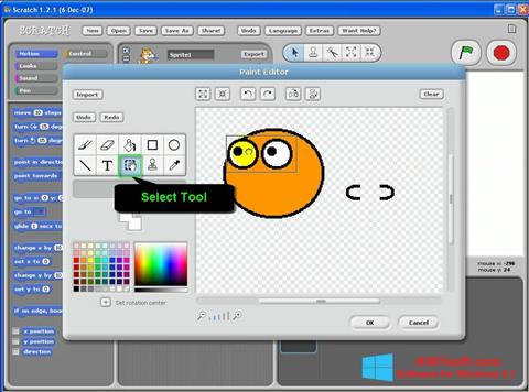 Zrzut ekranu Scratch na Windows 8.1