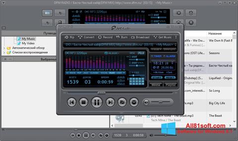 Zrzut ekranu JetAudio na Windows 8.1