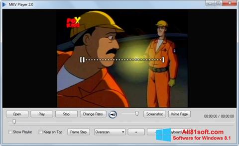 Zrzut ekranu MKV Player na Windows 8.1