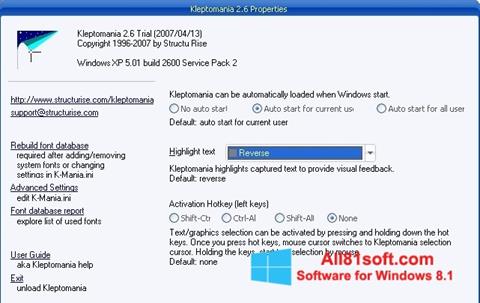 Zrzut ekranu Kleptomania na Windows 8.1