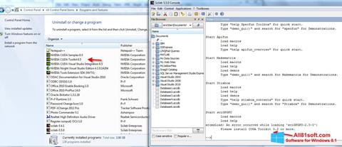 Zrzut ekranu Scilab na Windows 8.1