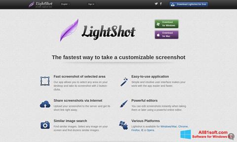 Zrzut ekranu LightShot na Windows 8.1