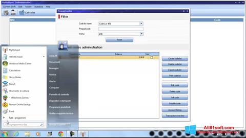 Zrzut ekranu MyHotspot na Windows 8.1