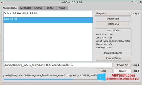 Zrzut ekranu MultiBoot USB na Windows 8.1