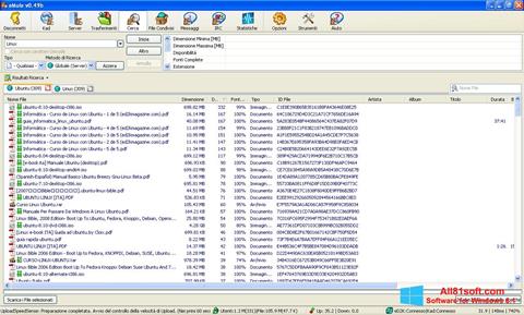 Zrzut ekranu eMule na Windows 8.1