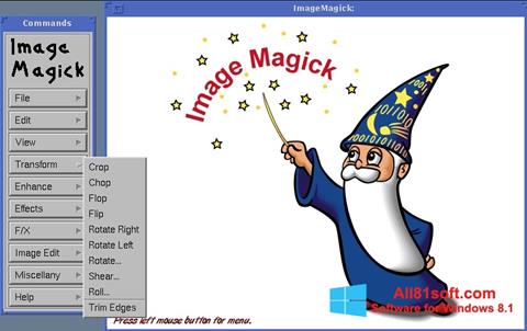 Zrzut ekranu ImageMagick na Windows 8.1